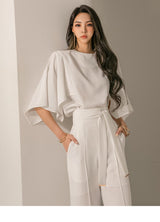 Blanc Blouse and Pants