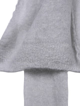 Baby Alpaca Blend Diagonal Button Detail Sweater